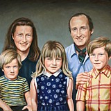 Family Group Portrait painting by Simon Taylor