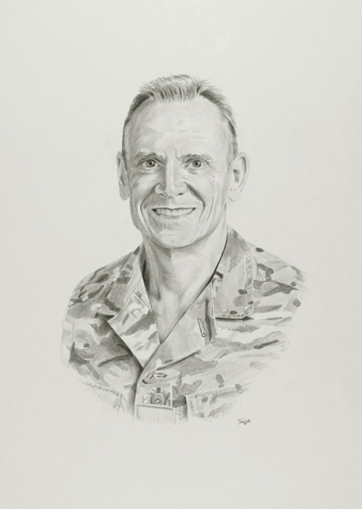 General Jeremy Bennett Portrait by Simon Taylor