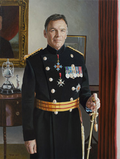 General Sir Andrew Gregory Portrait by Simon Taylor