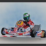 Karting Painting by Simon Taylor