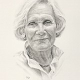Wendy, Pencil drawn Portrait by Simon Taylor